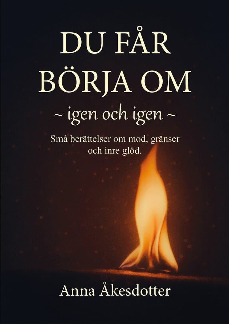 Du får börja om,  igen och igen : små berättelser om mod, gränser och inre glöd