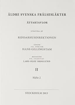 Äldre svenska frälsesläkter : ättartavlor Bd 2. H. 2