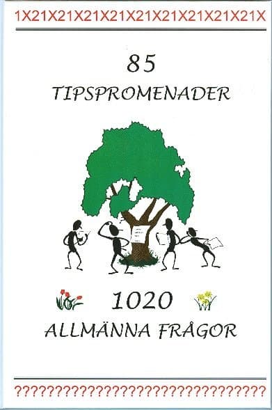 85 tipspromenader - 1020 allmänna frågor