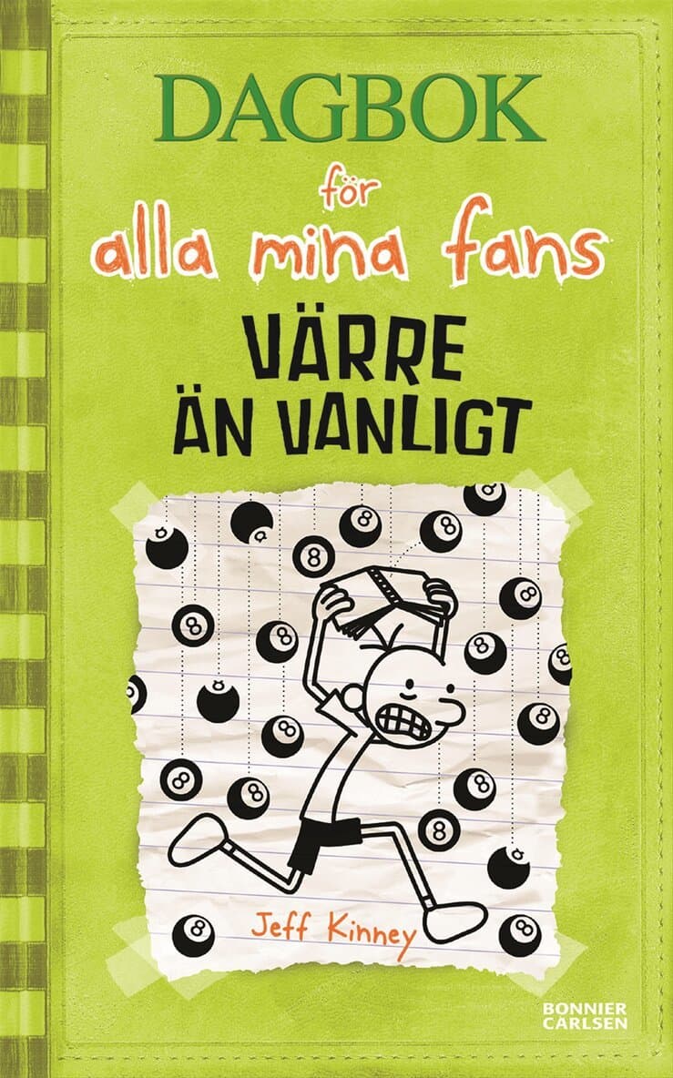 Omslag till boken Värre än vanligt av Jeff Kinney