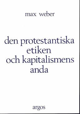 Den protestantiska etiken och kapitalismens anda