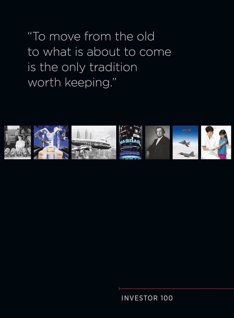 Investor 100 years - "To move from the old to what is about to come is the only tradition worth keeping"