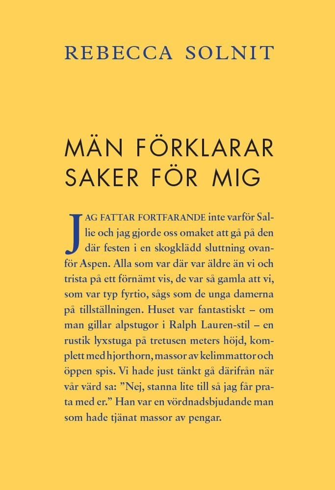 Män förklarar saker för mig