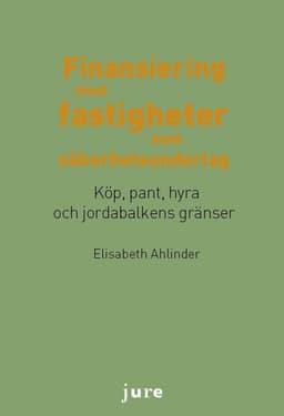 Finansiering med fastigheter som säkerhetsunderlag - Köp, pant, hyra och jordabalkens gränser