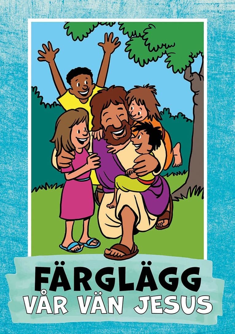 Färglägg vår vän Jesus