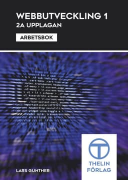 Webbutveckling 1 - Arbetsbok