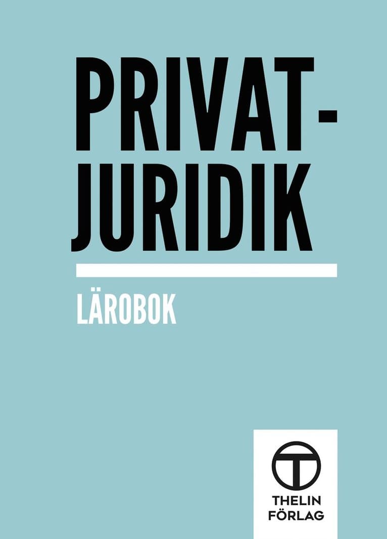 Privatjuridik - Lärobok