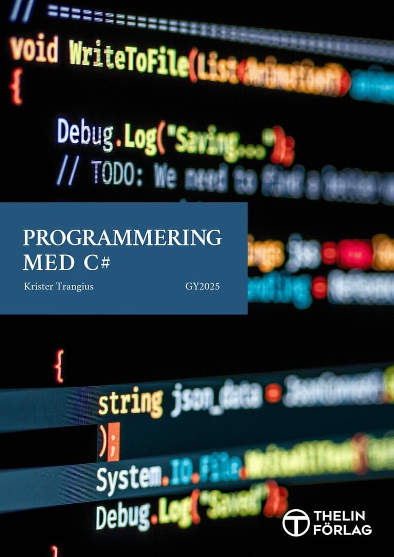 Programmering med C# Gy25 - Lärobok