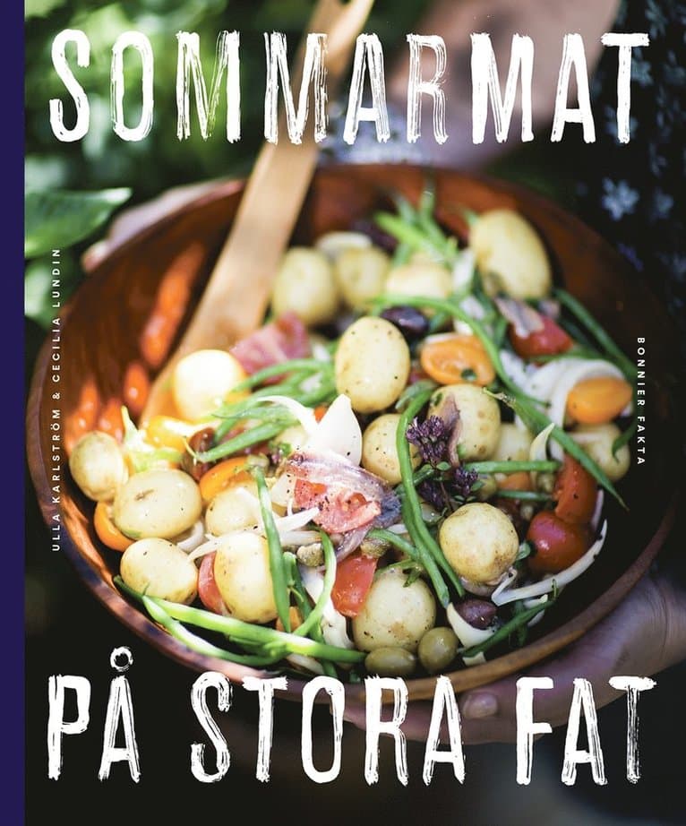 Sommarmat på stora fat