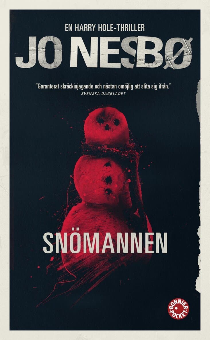 Omslag till boken Snömannen av Jo Nesbø