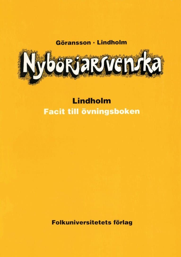 Nybörjarsvenska facit