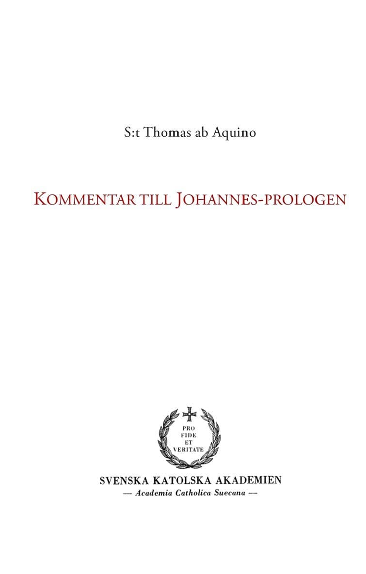 Kommentar till Johannes-prologen