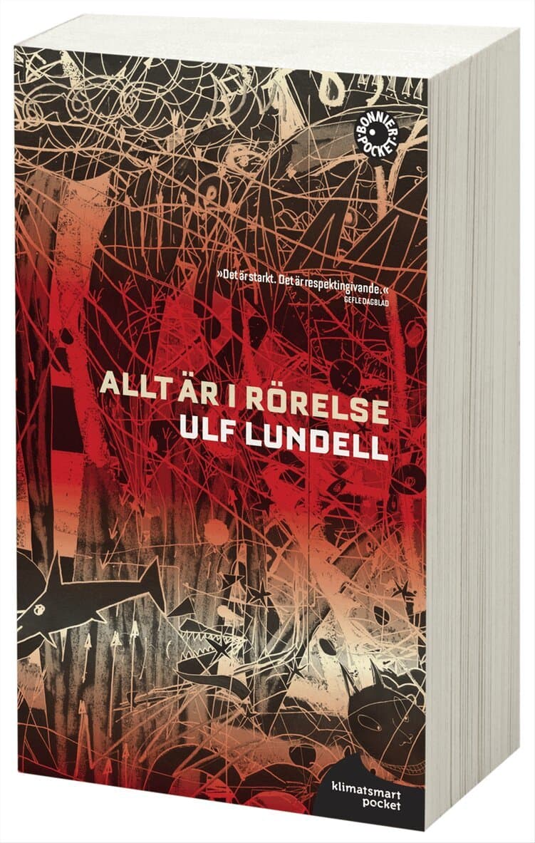 Omslag till boken Allt är i rörelse av Ulf Lundell