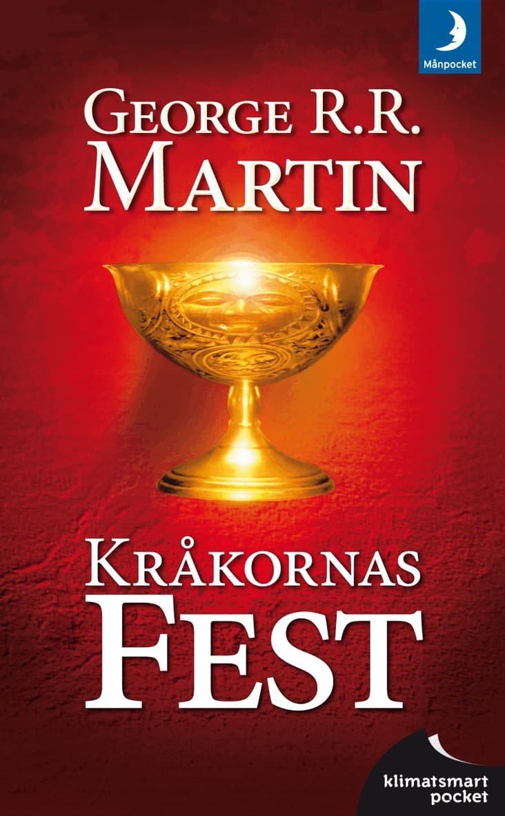 Omslag till boken Game of thrones - Kråkornas fest av George R. R. Martin