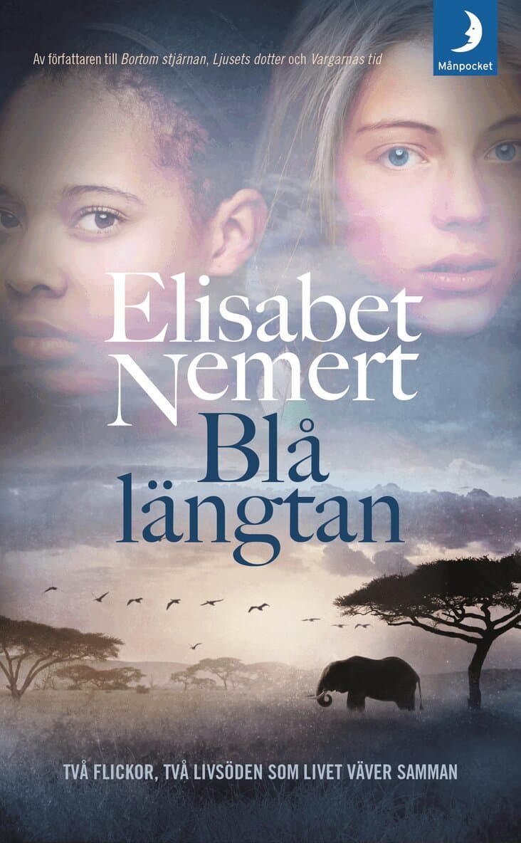 Omslag till boken Blå längtan av Elisabet Nemert