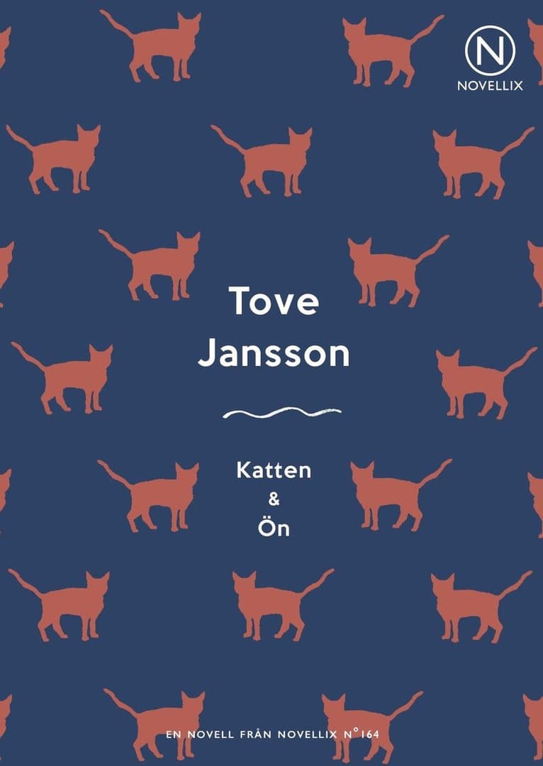 Omslag till boken Katten & ön av Tove Jansson
