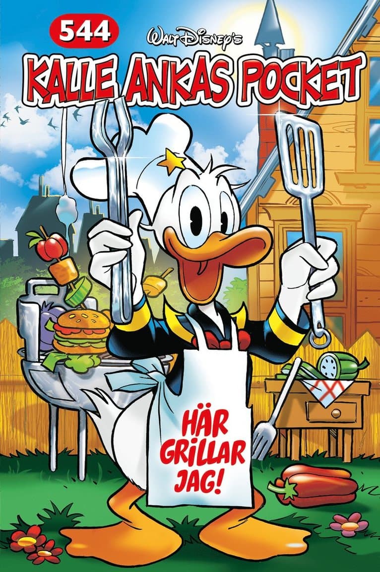 Kalle Ankas Pocket 544. Här grillar jag