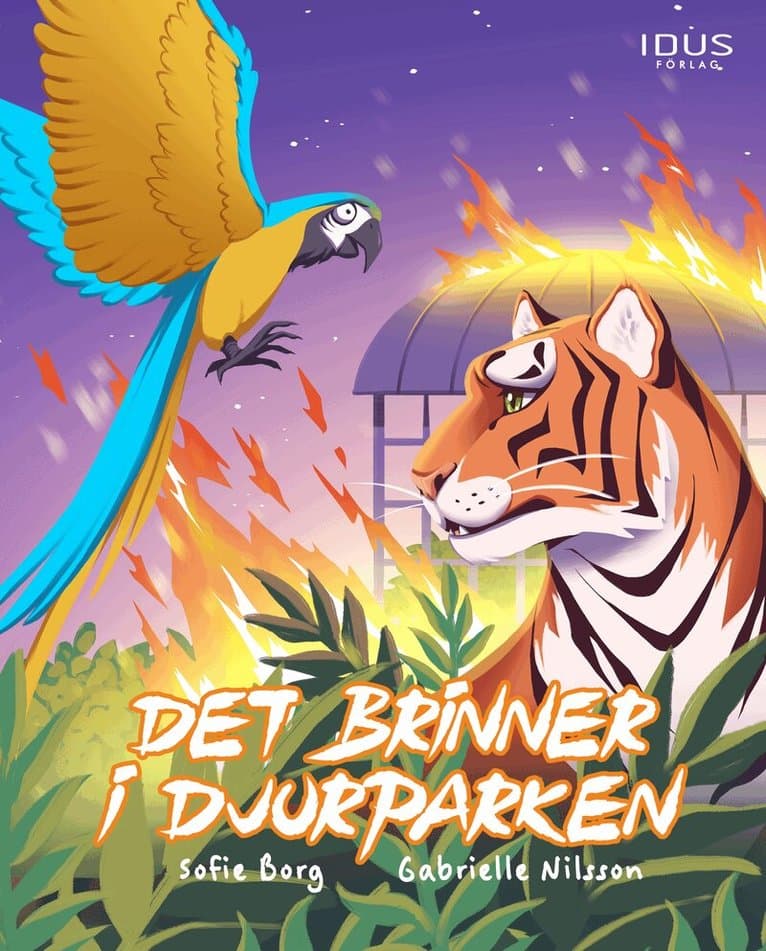 Det brinner i djurparken