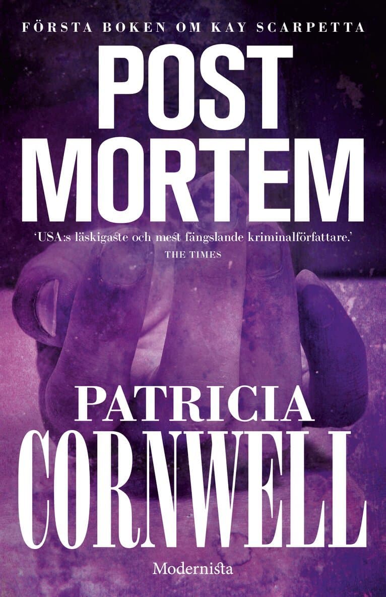 Omslag till boken Post mortem av Patricia Cornwell
