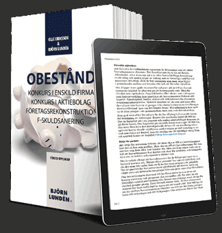 Obestånd : konkurs i enskild firma, konkurs i aktiebolag, företagsrekonstruktion, f-skuldsanering