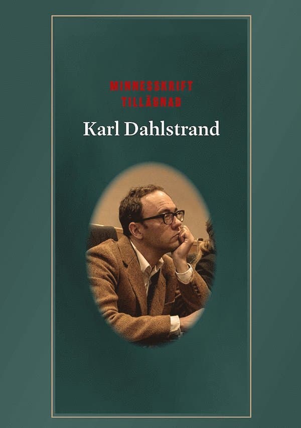 Minnesskrift tillägnad Karl Dahlstrand