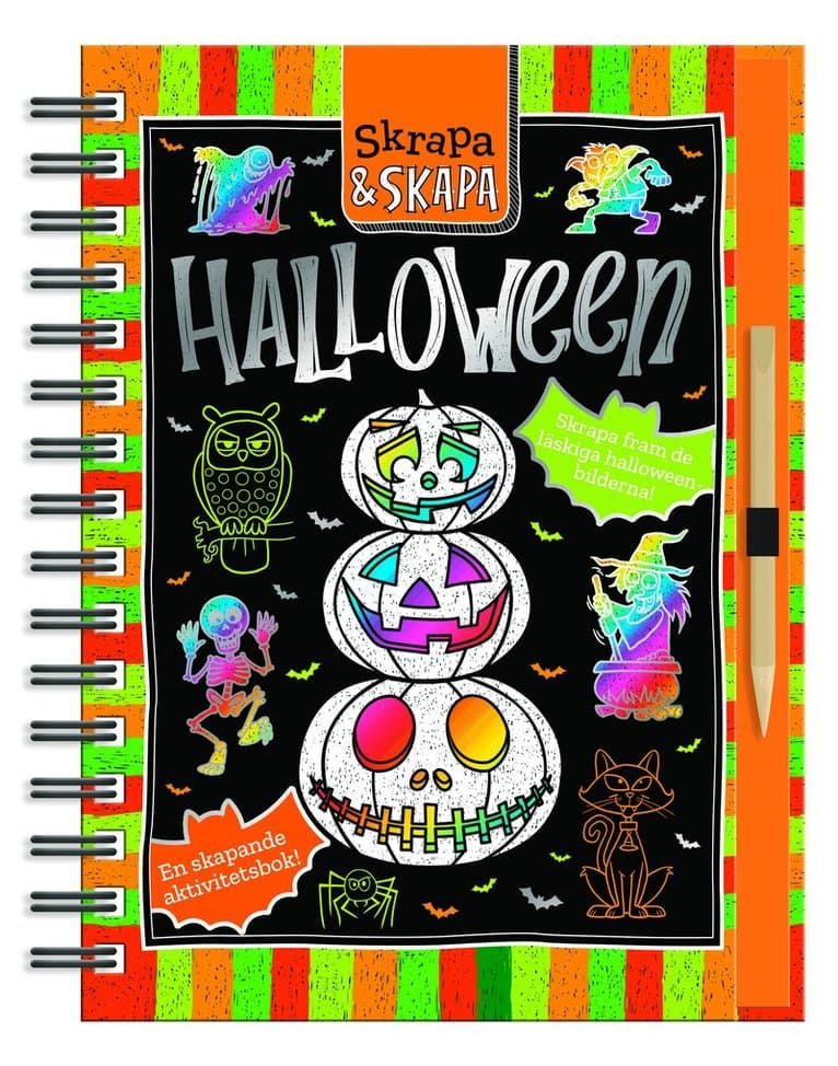 Skrapa och skapa. Halloween