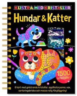 Klistra med kristaller. Hundar och katter