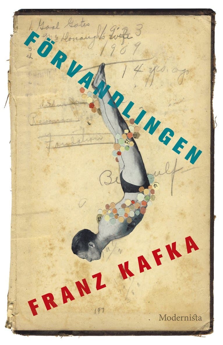Omslag till boken Förvandlingen av Franz Kafka