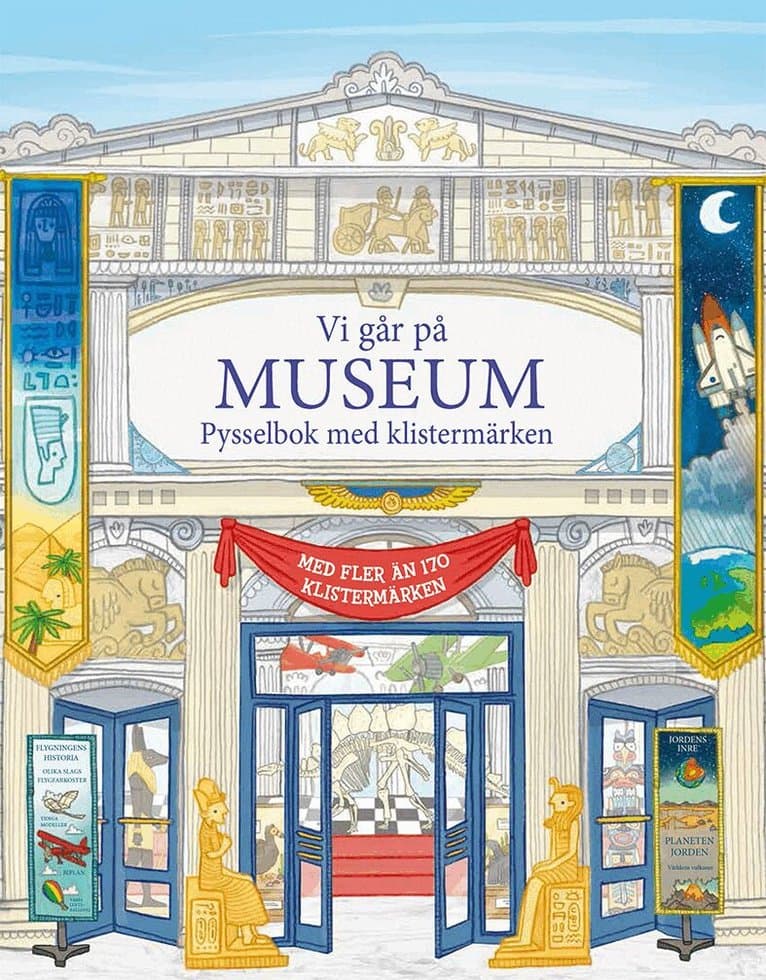 Vi går på museum : pysselbok med klistermärken