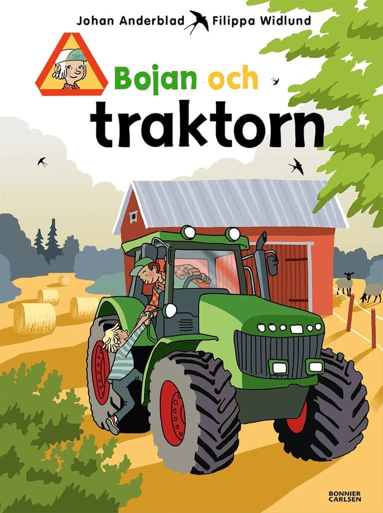 Omslag till boken Bojan och traktorn av Johan Anderblad