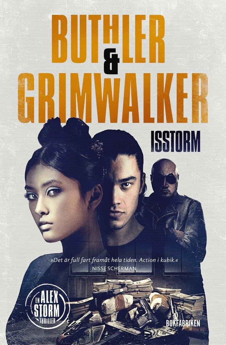 Omslag till boken Isstorm av Dan Buthler