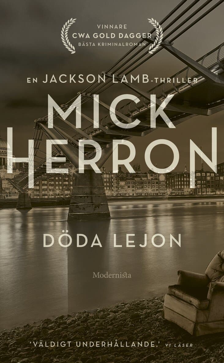 Omslag till boken Döda lejon av Mick Herron