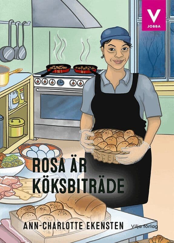 Rosa är köksbiträde