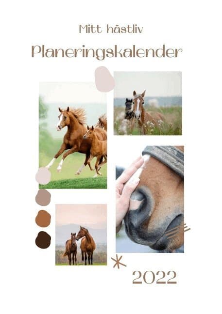 Planeringskalender : mitt hästliv 2022