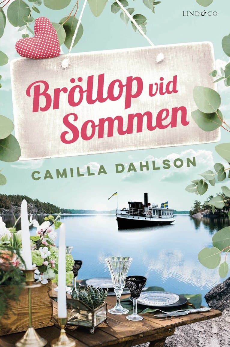 Omslag till boken Bröllop vid Sommen av Camilla Dahlson