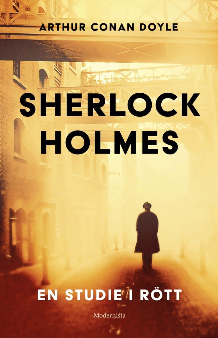 Omslag till boken En studie i rött av Arthur Conan Doyle