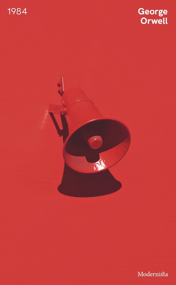 Omslag till boken 1984 av George Orwell