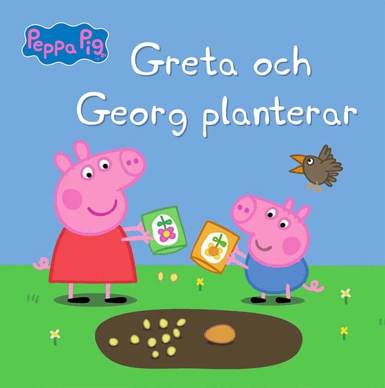 Greta och Georg planterar