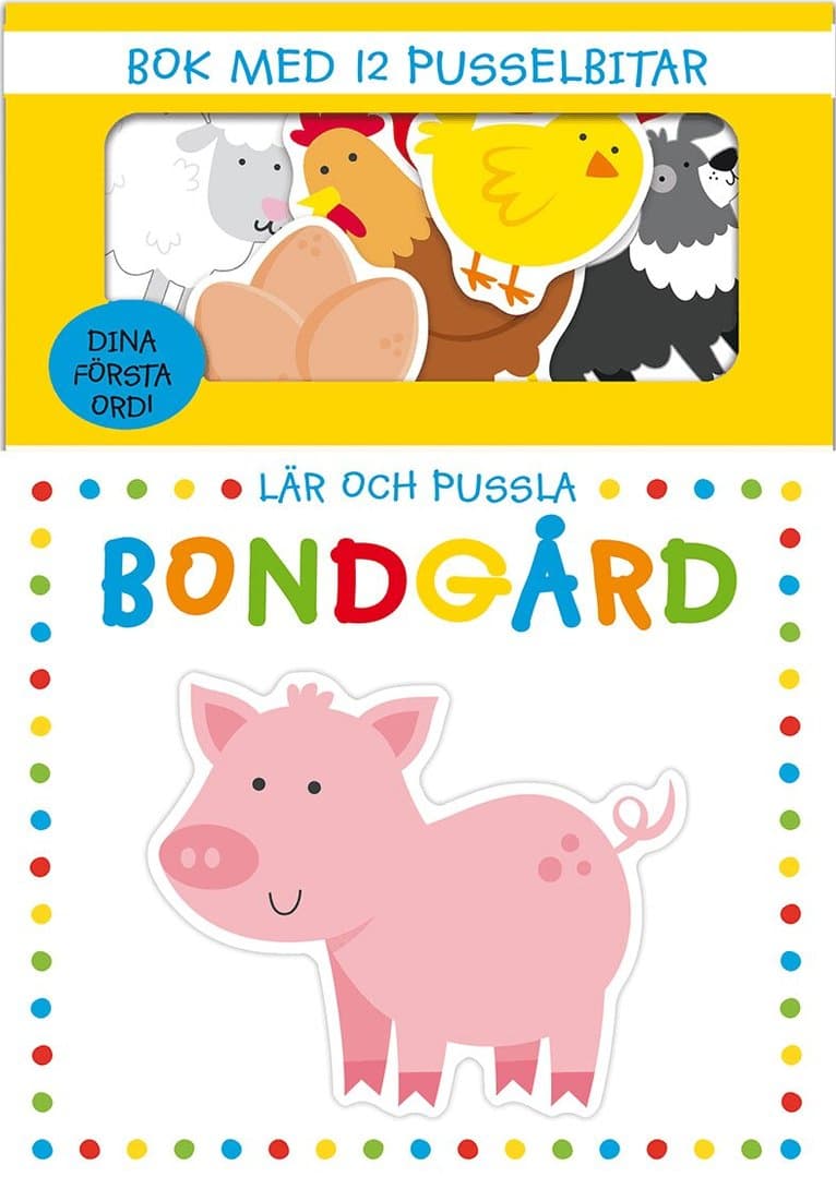 Lär och pussla : Bondgård