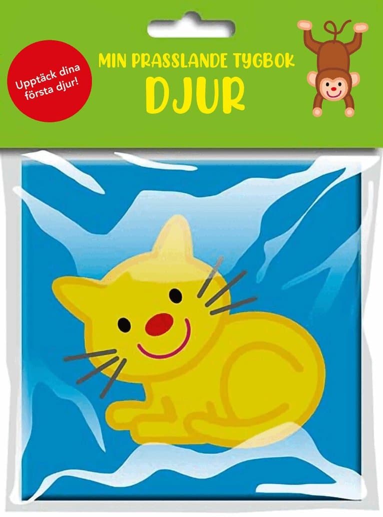 Min prasslande tygbok : djur