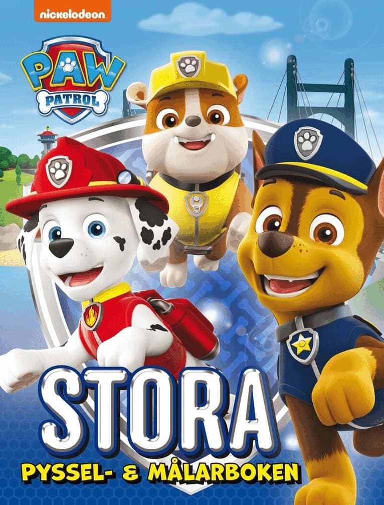 Paw Patrol. Stora pyssel- & målarboken