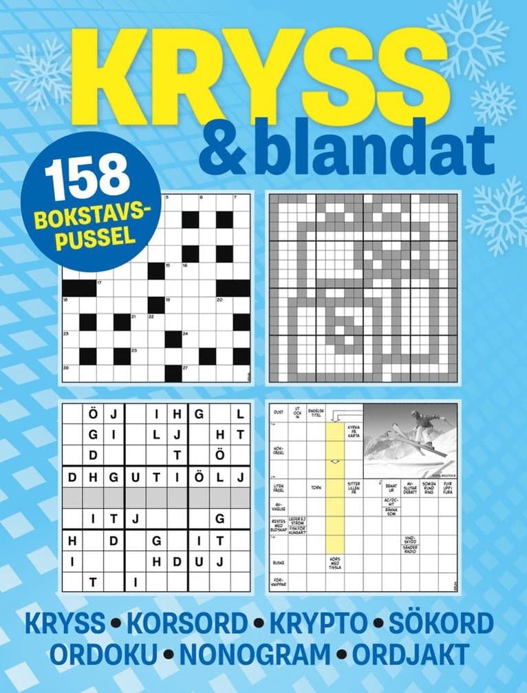 Kryss & blandat (ljusblå)