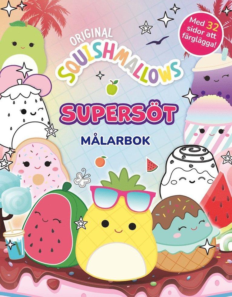 Squishmallows. Supersöt målarbok