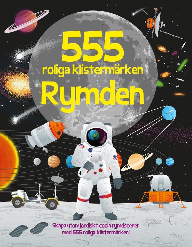 555 roliga klistermärken : Rymden