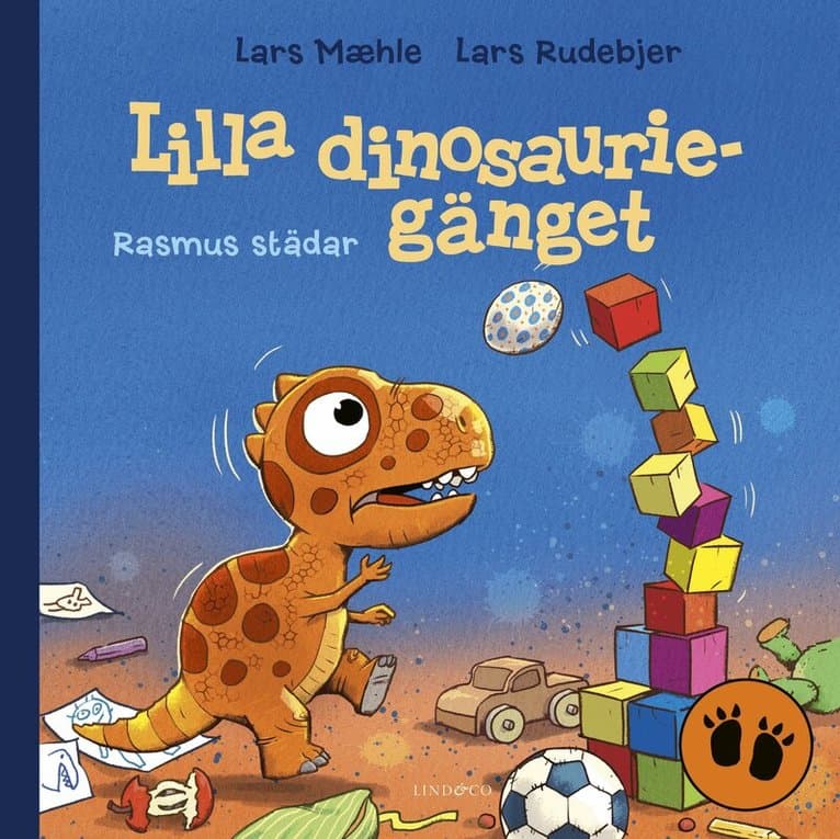 Lilla dinosauriegänget. Rasmus städar