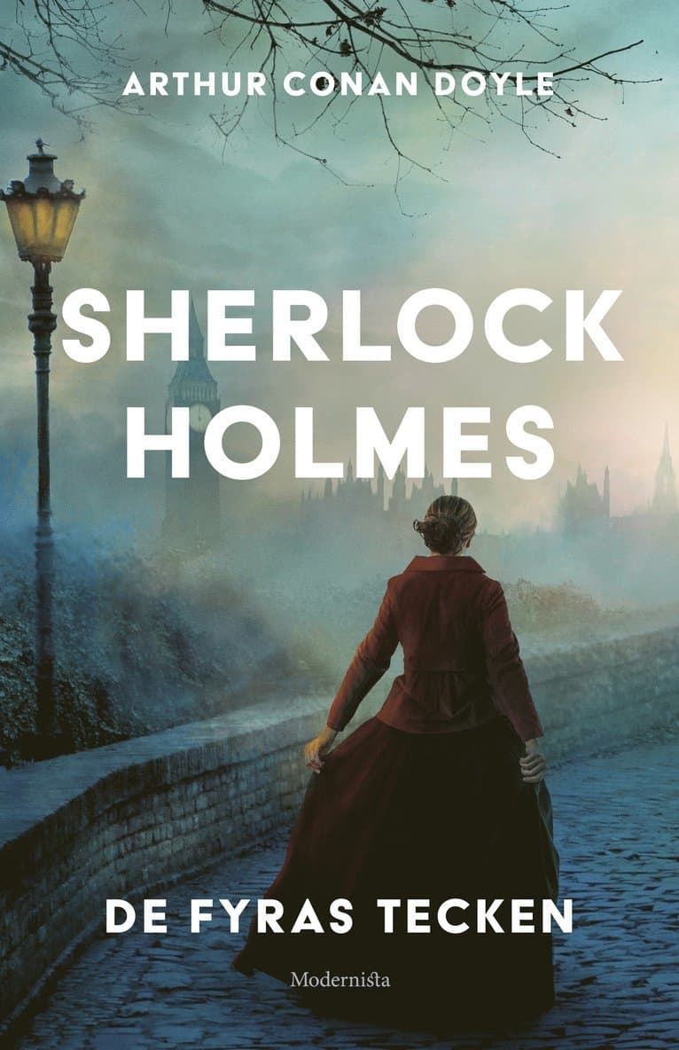 Omslag till boken De fyras tecken av Arthur Conan Doyle