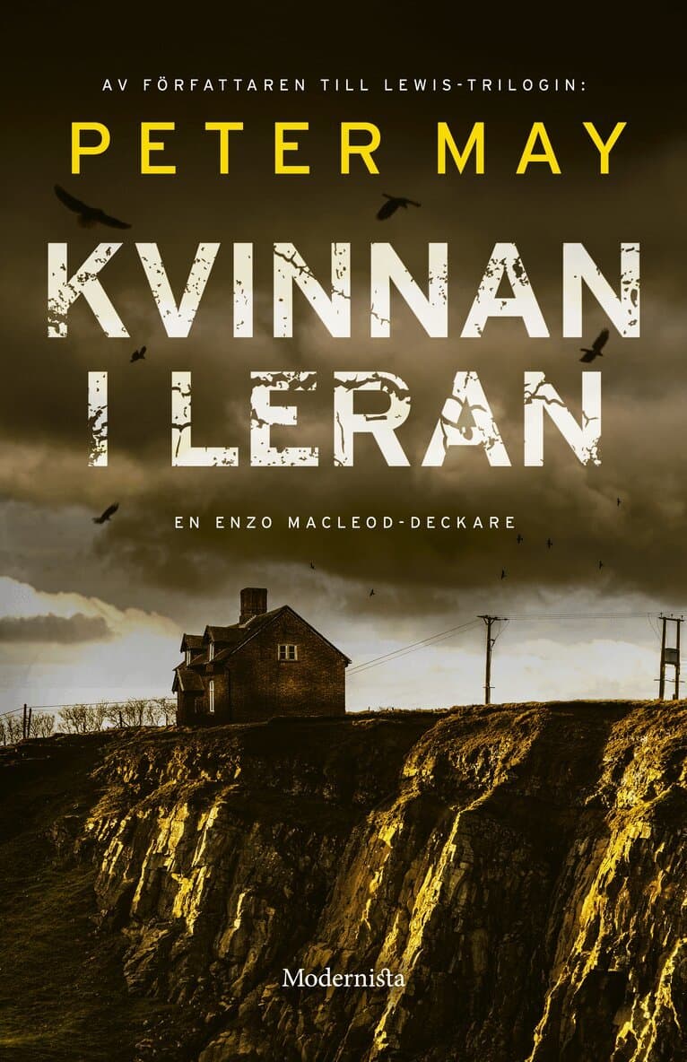 Omslag till boken Kvinnan i leran av Peter May