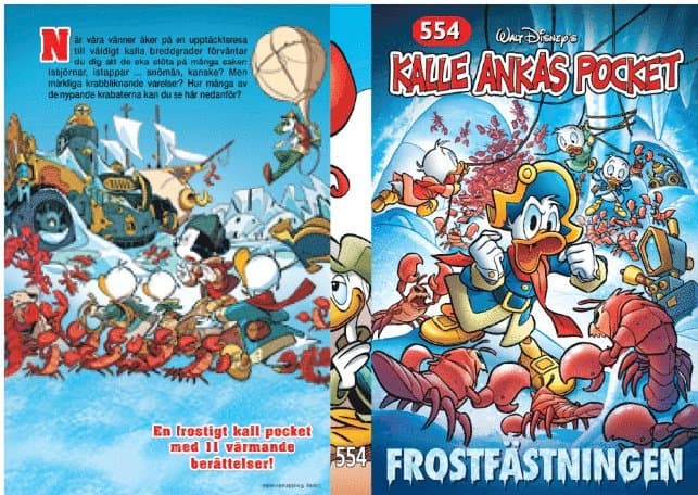 Kalle Ankas Pocket 554. Frostfästningen