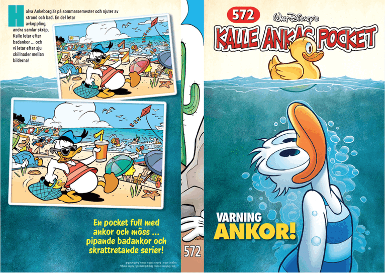 Kalle Ankas Pocket 572. Varning ankor!
