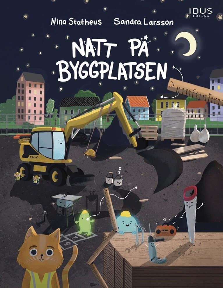 Natt på byggplatsen
